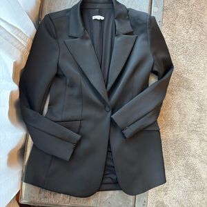 Good American Classic sculpted scuba knit blazer | size 3 (large)